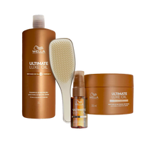 Kit Cuidado e Nutri&ccedil;&atilde;o Wella & Tangle Teezer